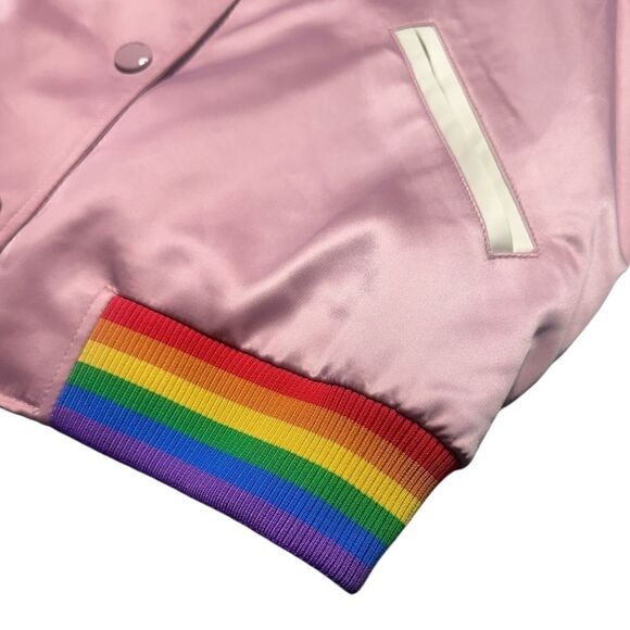 Authentic Coach Rainbow Souvenir Jacket Size M NWT - Picture 6 of 13